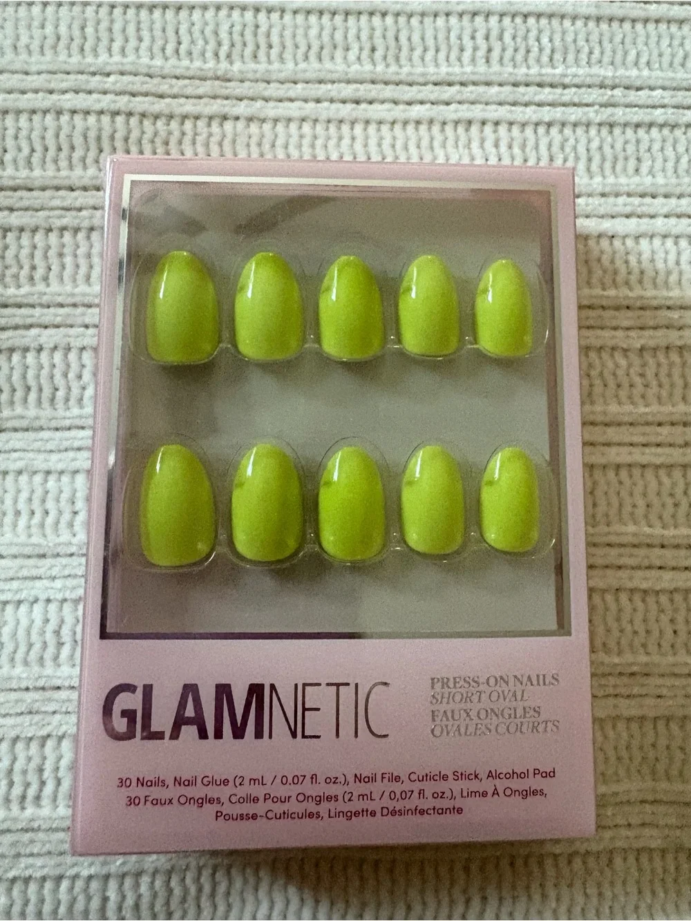 GLAMnetic Lime Green Press-On Nails New